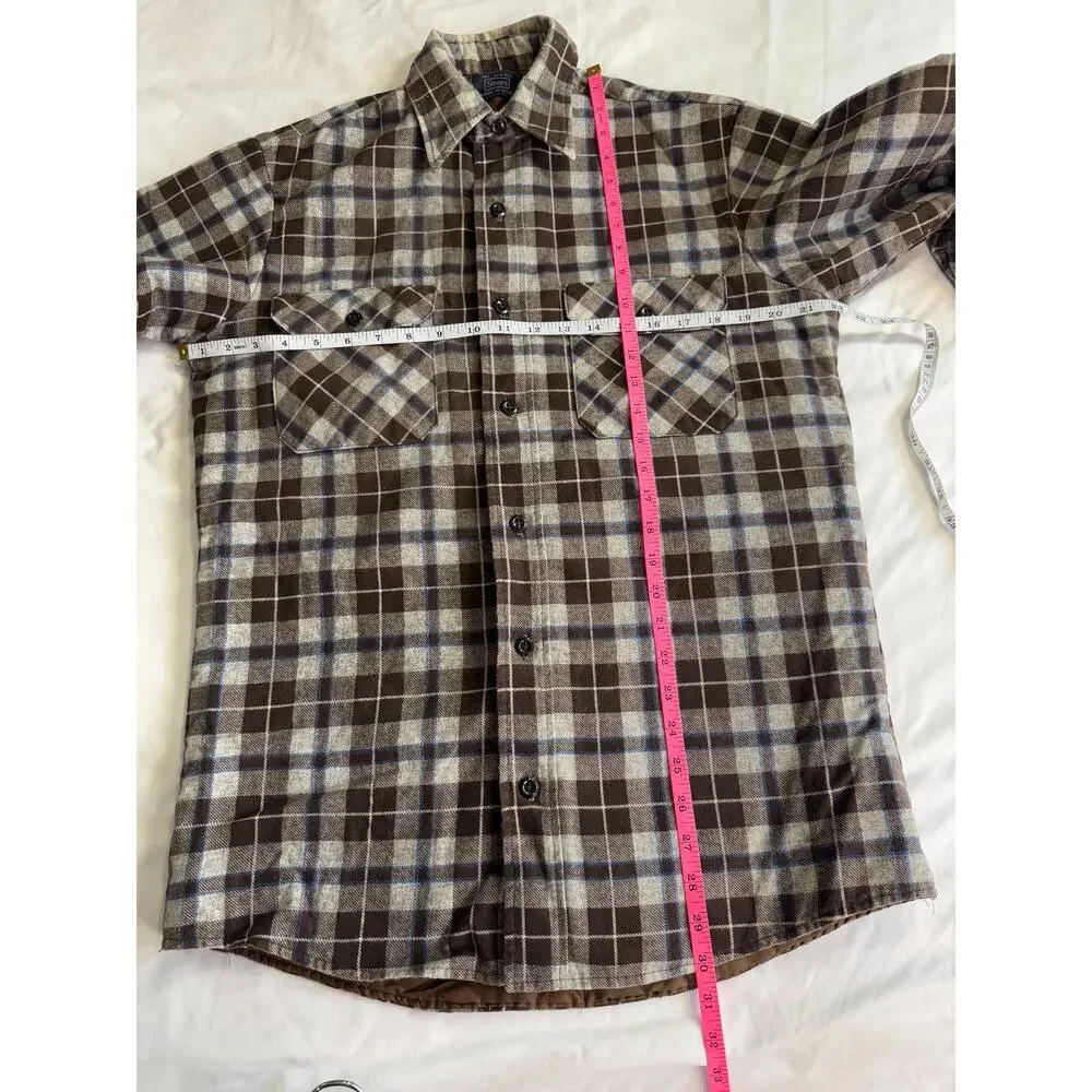 Vintage Sears Plaid Button Down Shirt| Made In The USA - Picture 5 of 9